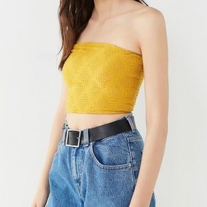 Sunny yellow tube top
